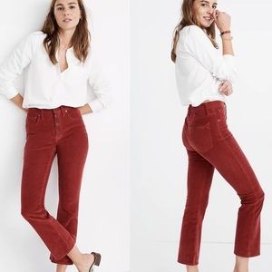 Madewell Cali Demi-Boot Jeans in Corduroy Button-Front Edition